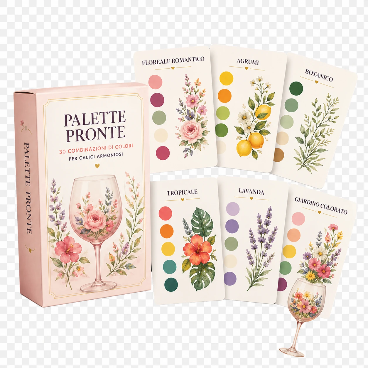Mockup del bonus PALETTE PRONTE: 30 ABBINAMENTI DI COLORI